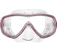 CRESSI Onda Mask Transparent/Pink - Single Masque Onda pour la Plongée et le Snorkeling, Transparent/Rose, Taille unique, Unisex