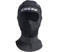 Cressi Orust Hood 5mm Cagoule de plongée Unisex-Adult, Noir/Argent, S/2