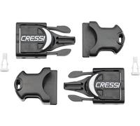 Cressi Palmes Rondine A/Reaction/Frog Plus Boucle Noire