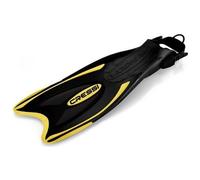 Cressi Palme de snorkeling Palau Noir/Jaune L/XL (44/47)