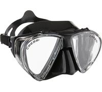 Cressi Penta+ Mask Masque et Tuba Unisex-Adult, Noir/Noir, One Size
