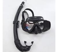 Cressi Perla - Ensemble masque et tuba unisexe adulte Perla Mexico noir/noir taille unique