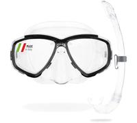 CRESSI Perla - Masque unique perle ou combo ensemble masque perle + tuba mexicain pour plongée et snorkeling, taille unique, adultes