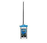 Cressi Phone Waterproof Bag Boîtier étanche pour Les Téléphones Mobiles/Smartphones Mixte, Transparent/Bleu, Uni
