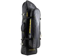 CRESSI Piovra Dry Fins Backpack - Sac à Dos avec Traitement déperlant pour Palmes Longues et équipement de pêche/apnée, XL, Noir/Jaune, Unisexe