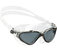 Cressi Planet Goggles, Transparent/Noir Argenté/Lentilles fumés, Taille unique