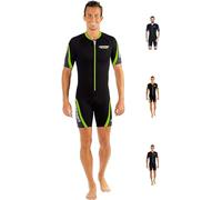 Cressi Playa Combinaison de plongée Homme, Noir/Lime, XL