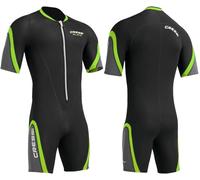 Cressi Playa Combinaison de plongée Homme, Noir/Lime, XXL