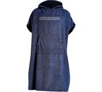 Cressi Sub S.p.A. Poncho Robe Peignoir/Serviette Polyvalente Homme Navy Bleu FR : M (Taille Fabricant : M/L 85/110 cm)