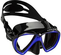 Cressi Ranger Mask Masque Plongée Adulte Mixte, Noir/Bleu, Unique