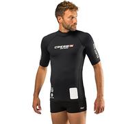 Cressi Rash Guard Man Black Dive Center T-Shirt de Protection pour Hommes à Manches Courtes Men's, Noir, M/3 (50)