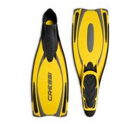 Cressi Reation Ultra Visible Reaction Pro Palme chaussante Mixte, Jaune/Argent, 46/47