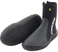 CRESSI ReefTech/RS Boots 5mm - Bottillons Unisex en Néoprène 5mm Noir Doublement Doublées pour la Plongée en Eaux Froides avec Palmes Ouvertes, Ideals protéger Les Pieds du Froid