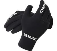 Cressi Resilient Gloves 2mm L - Gants Unisex Ultra Grip en Néoprène Souple 2mm Noir, Plongée Pêche Apnée Surf Paddle Kayak Natation, L