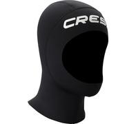 Cressi Resilient Hood 3mm M - Cagoule Unisexe en Néoprène Double Doublure Noir 3 mm, Idéale pour la Plongée, Le Snorkeling et Les Sports Nautiques, M