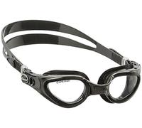 CRESSI Right Goggles Black - Lunettes Adultes de Natation, Piscine et Sports Nautiques, Antibuée 100% Anti UV, Noir_Lentilles Claire, Taille Unique