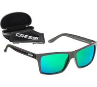 Lunettes Cressi Rio noir avec verres polarisés vert bleu