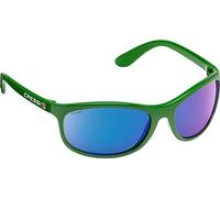 Cressi Rocker Lunettes de Soleil de Sport Flottantes avec étui Rigide Mixte, Vert/Verres Miroir Vert, Une Taille
