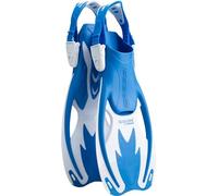 Cressi Rocks Palmes Réglables Mixte Enfant, Blau/Blanc, L/XL-34/38