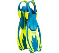 Cressi Rocks Palmes plongée Mixte Enfant, Blau/Lime, Taille S-M