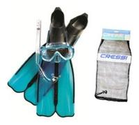 Cressi rondinella bag set de plongée avec sac aquamarine taille 43 44 G
