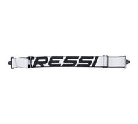 CRESSI Textile for Scuba Mask Group E White/Black Strap Original pour Les Masques de plongée et de Snorkeling Unisex-Adult, E_Blanc/Noir, Standard