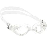 Cressi Lunettes de natation Fox – Transparentes, Anti-buée, 100% anti-UV, Taille unique