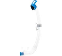 CRESSI Seal Tuba Snorkel Dry équipé d'un Système innovant à Cellules Fermées, idéal pour Plongée Apnée et Snorkeling Unisex-Adult, Transparent/Azur, Unique