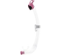 CRESSI Seal Tuba Snorkel Dry équipé d'un Système innovant à Cellules Fermées, idéal pour Plongée Apnée et Snorkeling Unisex-Adult, Transparent/Rose, Unique