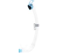 CRESSI Seal Tuba Snorkel Dry équipé d'un Système innovant à Cellules Fermées, idéal pour Plongée Apnée et Snorkeling Unisex-Adult, Transparent/Aiguemarine, Unique