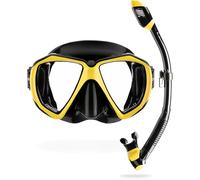 Cressi Ranger & Dry Kits de randonnée Aquatique Adulte Unisexe, Noir/Jaune