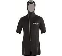 Cressi Shell Jacket Multi Thickness Lady Surveste de Plongee avec Cagoule Incorporée Femme, Noir, L/4