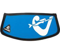 Cressi Simply Neo Mask Strap Cover Blue/White - Housse de Sangle en Néoprène pour Masques de Plongée et d'Apnée, Bleu/Blanc, Taille Unique, Unisexe Adulte