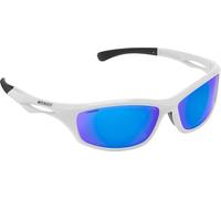Cressi SNIPER SUNGLASSES WHITE MIRRORED LENS BLUE
