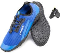 Cressi Sonar Shoes - Chaussure d'Eau Adulte Unisexe en Tissu Microperforé, Bleu/Bleu Clair, 45 EU