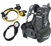 Cressi Start Scuba Set pour la plongée Mixte Adulte, Noir, S