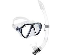 Cressi Sub Ocean VIP Set de plongée Mixte Adulte, Transparent/Noir