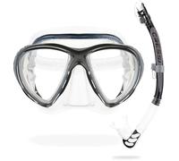 Cressi Sub S.p.A. Big Eyes Evolution & Kappa Ultra Dry Combo Set de snorkeling Noir