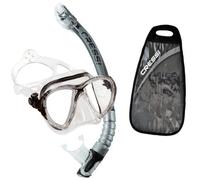 Cressi Sub S.P.A. Big Eyes Evolution & Kappa Ultra Dry Combo Set De Snorkeling Noir Noir