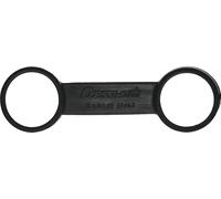 Cressi Keeper Tuba de plongée Mixte Adulte, Noir, Taille Unique