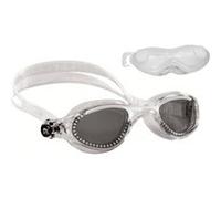 Lunettes de natation Cressi Flash blanc avec verres fumés