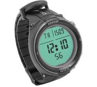 Cressi Goa-Ordinateur de Plongée et Horloge, Noir/Gris, Taille unique, Adult Unisexe