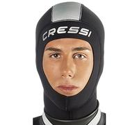 Cressi Cagoule de plongée Hood Unisexe Néoprène 3 mm Noir Taille M/3-4