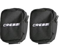 Cressi Sub S.p.A. IC760099 Poche à Plomb Noir (Lot de 2)