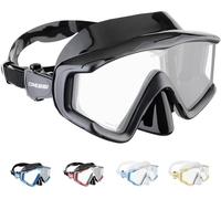 Cressi Sub S.p.A. Liberty Masque de Plongee Noir/Noir Uni