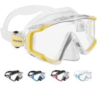 Cressi Sub S.p.A. Liberty Masque de Plongee Transparent/Jaune Uni