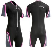 Cressi Shorty Playa 2,5 mm Femme manches courtes Noir M