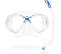 Cressi Sub S.p.A. Marea VIP Combo Set de Snorkeling pour Enfant Clear/Blue