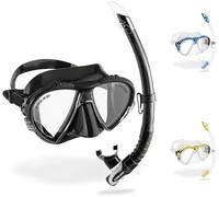 Cressi Sub S.p.A. Matrix & Gamma Combo Masque de plongée Noir