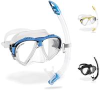 Cressi Sub S.p.A. Matrix & Gamma Combo Set de snorkeling Clear/Blue